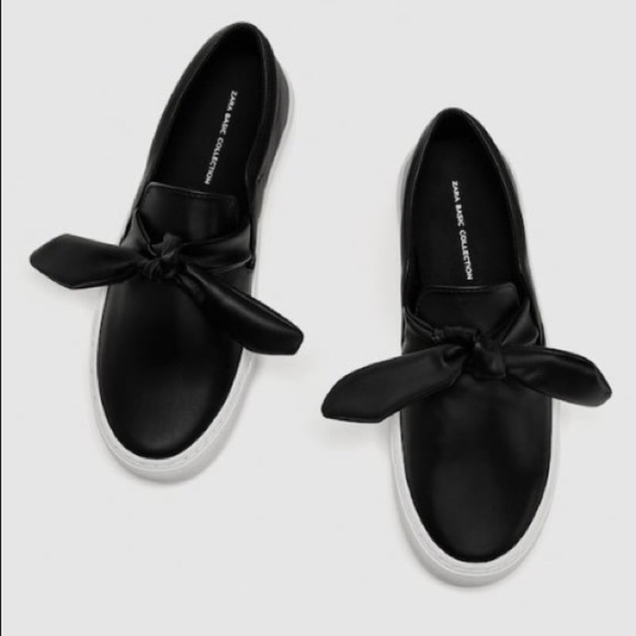 ZARA Sneakers with Bow - Picture 6 of 7